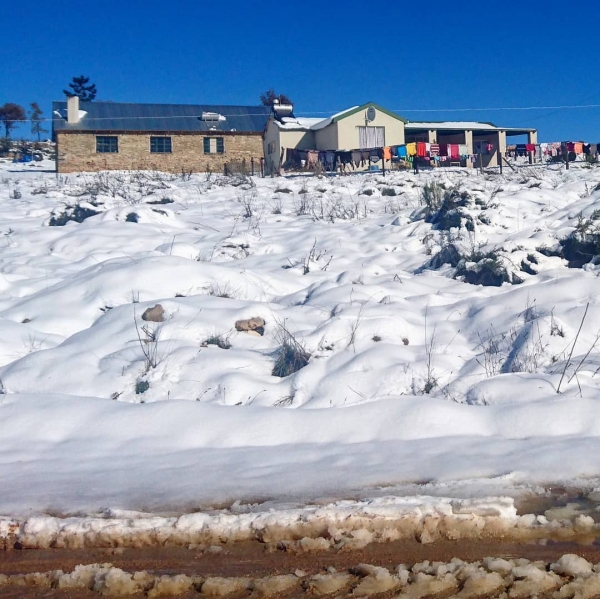 Фото дня - в ЮАР впервые за 10 лет прошел снегопад
