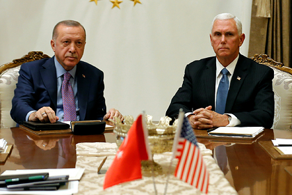 Турция и США договорились приостановить операцию в Сирии